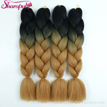 Wholesale 24inch Synthetic Twist Braid For Box Expression Braiding Hair Extension